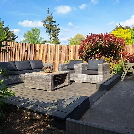 Happy Place Is Modern En Comfortabel Met Grote Afgesloten Tuin Op De Veluwe, Recreatiepark De Oude Driest *
